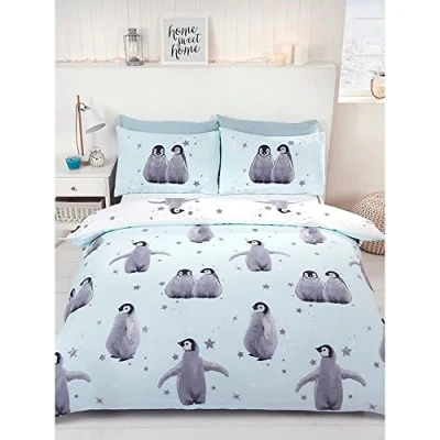 Imagen de Rapport Juego de edredón pingüinos con Estrellas, Ice, Suelto