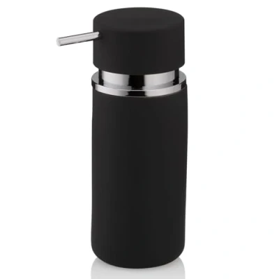 Imagen de Kela 20421 Dispensador de jabón per cerámica, diámetro 6,5 cm, 300 ml, 6,50 x 16,50 Negro