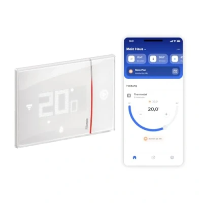 Imagen de Termostato BTICINO Smarther With Netatmo XW8002 de empotrar Blanco