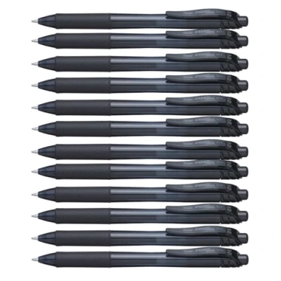 Imagen de Pentel BL110 A Negro bolígrafo de gel, 12 unidades