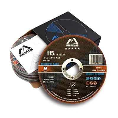 Imagen de Merryland Disco de Corte 115 Metal para Amoladora Angular, X 1,6 22,23 mm 25 Piezas, Acero Hierro, Experto Line E11071642