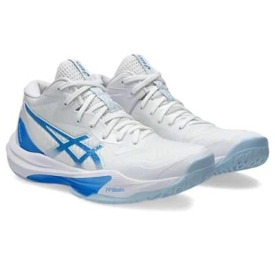 Imagen de Asics SKY Elite FF MT 3 Zapatillas de voleibol, Mujer, Talla: 39.5, White/blue coast Zapatos