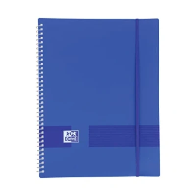 Imagen de Oxford Live &amp; Go, Carpeta de Fundas Plástico A4, 40 Transparentes, Color Azul Marino