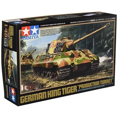 Imagen de TAMIYA Torreta de producción Alemana King Tiger 1/48 Militar Serie No.36