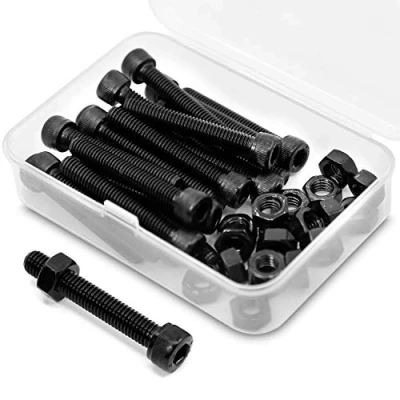 Imagen de M6 * 40mm 20 piezas Caja de Combinación Tuerca y Perno Allen Pernos 12,9 Acero al Carbono