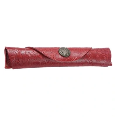 Imagen de bolsa para bolígrafo de cuero, pluma estilográfica, titular la vintage vida cotidiana oficina escuela