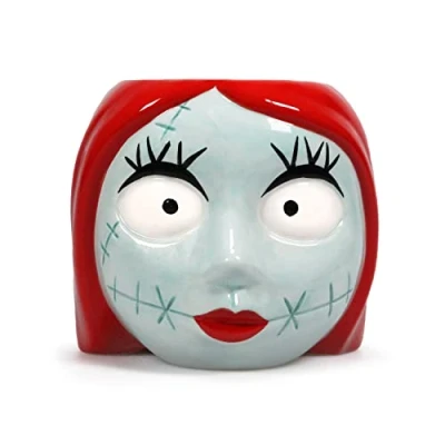 Imagen de Half Moon Bay Taza Disney Pesadilla antes de navidad Sally desayuno 3D cerámica 400 ml te café Licencia oficial