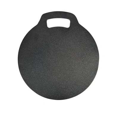 Imagen de KitchenCraft Bandeja de Piedra para Hornear, Antiadherente, Horno o Placa, Pizza, Pan, Tortitas y otras Recetas en Caja Regalo, Redonda, Hierro Fundido, 27cm x 6.5mm