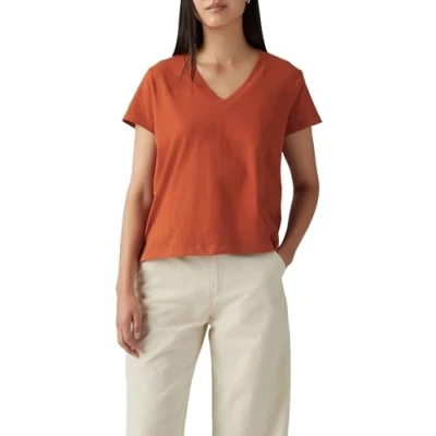 Imagen de Levi&#039;s BOXY TEE Camiseta básica, Mujer, Talla: XS, Picante slub