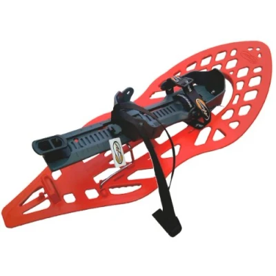 Imagen de Morpho Schneeschuhe Morphoalp Ultra Light Basic Snowshoe Pair Buckle Webbing Type Ankle Strap Raquetas de Nieve, Unisex, Rojo, Gris, Medium