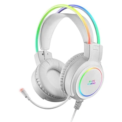 Imagen de MARS GAMING Auricular MHRGB PC/PS4/PS5/XBOX White