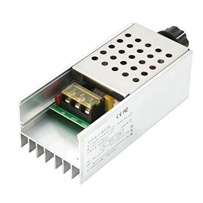 Imagen de Regulador de Voltaje eléctrico Dimmer 6000W AC 220V SCR Controlador Temperatura Velocidad del Motor para Carga Resistencia