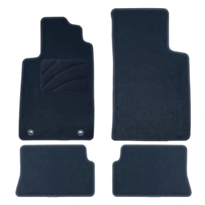 Imagen de OCC DESIGN Alfombrillas Coche a Medida, Compatibles con Renault Megane I CABRIO (1997 2003), Moqueta Alta Calidad, Velour/Polipropileno, Anclaje Original, Reverso Antideslizante, Talonera, 4 Piezas