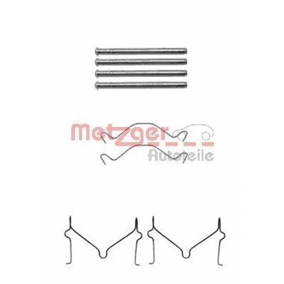 Imagen de METZGER 109 1209 Kit de accesorios, pastillas frenos MAZDA: FAMILIA 5, MX 3