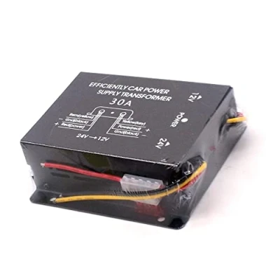 Imagen de Sound Way Convertidor CC DC 30A 24v a 12v para Coche, Transformador de Voltaje automático, Reductor Step Down 360W