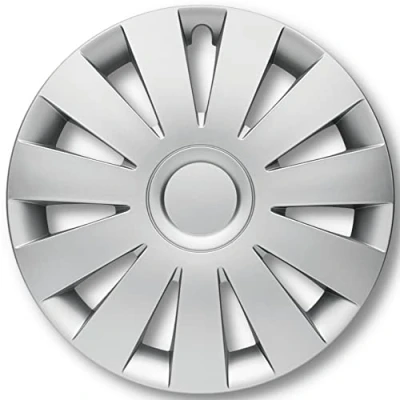 Imagen de Albrecht Tapacubos 14 pulgadas plata para llantas de acero Strike plástico con barnizado Duradero en el embalaje original Fabricado la Europa