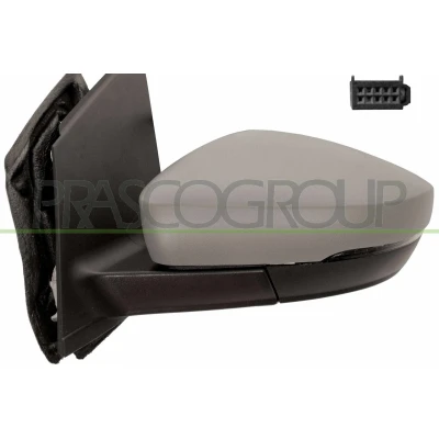 Imagen de Espejo retrovisor Prasco Premium VG0237146P izquierda imprimado eléctrico VOLKSWAGEN: Polo V Hatchback