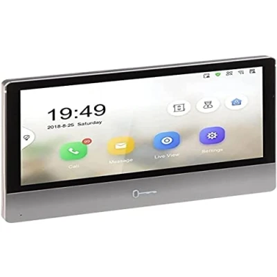Imagen de Hikvision Digital Technology DS KH8350 WTE1 Sistema de intercomunicación Video 17,8 cm (7&quot;) Negro, Gris