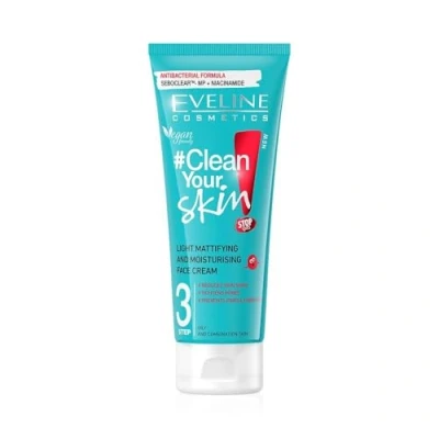 Imagen de Eveline Cosmetics Clean Your Skin Light Creme Visage Mattifiant Hydratant 75Ml 75 ml