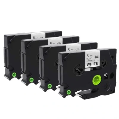 Imagen de Molabel TZe 211 Black on White compatible con Brother Equipment Tape for PT H100LB, H105, H107B, H110, E110VP, H200, D210VP, P300BT, D400