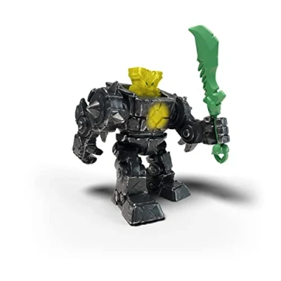 Imagen de schleich ELDRADOR CREATURES 42549— Master Robot y Minicriatura, 20 Piezas — Colección Dragones, Monstruos Criaturas con Partes Móviles Giratorias Juguetes para Niños de 7 Años o Más