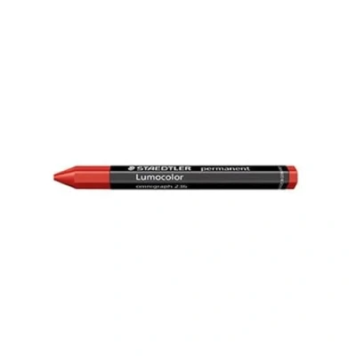 Imagen de Lápiz cera Staedtler Lumocolor Omnigraph rojo (12 unidades)