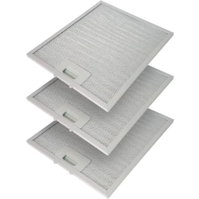 Imagen de Kit de 3 unidades. Filtros aluminio para campanas extractoras 267 x 305 9, compatibles con el modelo &quot;Elica&quot;