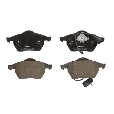 Imagen de FERODO PREMIER ECO FRICTION FDB590 Juego de pastillas freno con contacto avisador desgaste clip émbolo sin accesorios AUDI: A6 C4 Berlina