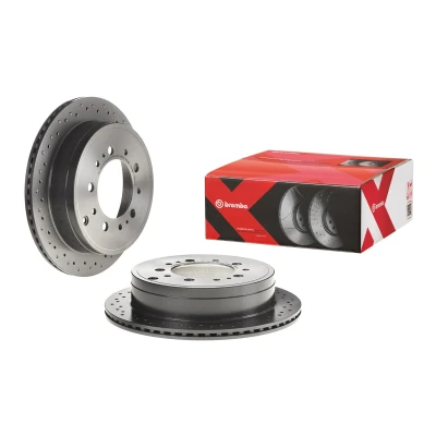 Imagen de BREMBO 09.D618.1X Disco de freno 345 18 5 perforado/ventil. int. revestido altamente carbonizado TOYOTA: Land Cruiser 200