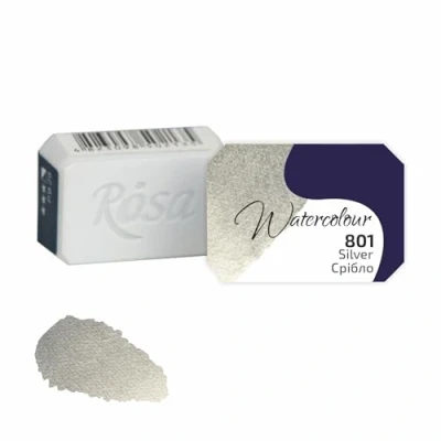 Imagen de 7 Artists Acuarelas Profesionales Plata 2,5ml Pintura Acuarela Profesional Watercolor Caja Set Solid Kit