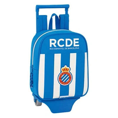 Imagen de Safta Mochila R.C.D. Espanyol Oficial Guardería Con Carro 220x100x270mm