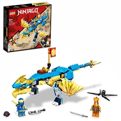 Imagen de LEGO 71760 Ninjago Dragón del Trueno EVO de Jay, Set Juego Ninjas con para Niños y Niñas +6 Años Bandera Coleccionable