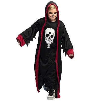 Imagen de Boland disfraz de cripto maestro para niño, carnaval Halloween, terror