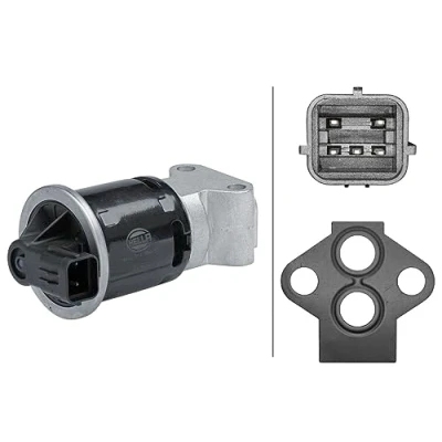 Imagen de HELLA 6NU 014 864 601 Válvula EGR eléctrico con junta DAEWOO: Matiz I Hatchback