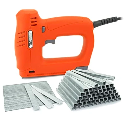 Imagen de Tacwise 1702 Hobby 53 13EL Grapadora/Clavadora Brad con 5000 Grapas y 2000 Clavos, Utiliza Tipo o 13 Clavos 18G