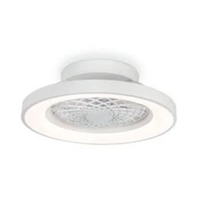 Imagen de Ventilador TIBET MINI blanco led, motor DC, dimable Mantra