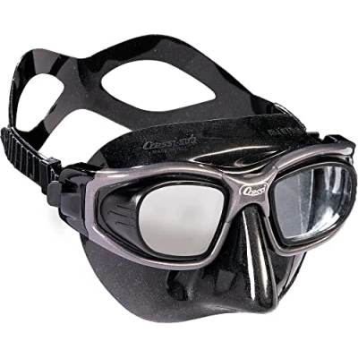 Imagen de Cressi Minima Gafas de Buceo Unisex, Color Negro