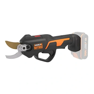 Imagen de Tijera de poda NITRO 18 V (20 Max) WORX PowerShare Motor sin escobillas Cuchillas alta resistencia, capacidad corte 25 mm WG330E.9 Interruptor seguridad