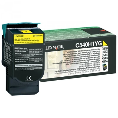 Imagen de Tóner Amarillo Lexmark C540h1yg Retornable (2000 Pag)