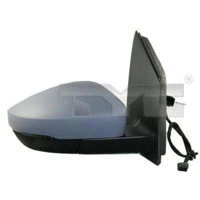 Imagen de Espejo retrovisor Tyc 337 0188 izquierda imprimado asférico, para ajuste elect. espejo, calefactable VOLKSWAGEN: Polo V Hatchback