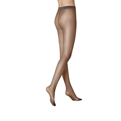 Imagen de Kunert Satin Look 20, Medias Transparentes para Mujer,Gris ( Grey Platin),40/42