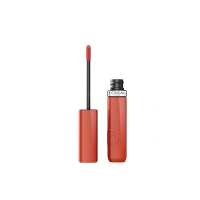 Imagen de L&#039;Oréal Paris Pintalabios Líquido, Color Intenso de Larga Duración, No Transfiere, Acabado Brillante con Efecto Vinilo, Infaillible Laque Resistance, Tono 601 Worth It