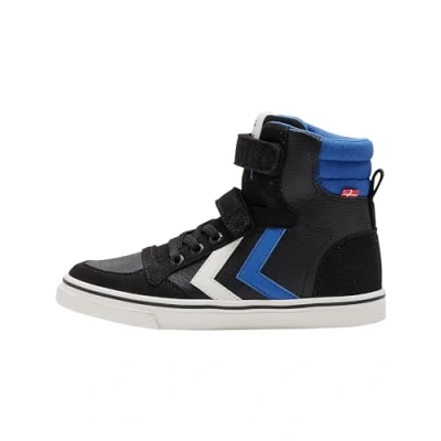 Imagen de hummel Slimmer Stadil High Jr, Zapatillas altas Unisex niños, Black Blue, 40 EU