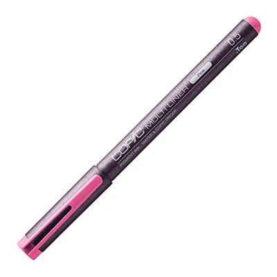 Imagen de COPIC Multiliner 0,5 mm, Rosa, Rotulador fino con punta fina y tinta pigmentada resistente al agua