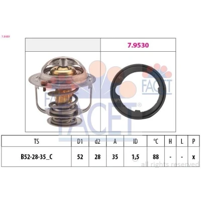 Imagen de Termostato, refrigerante FACET 7.8489