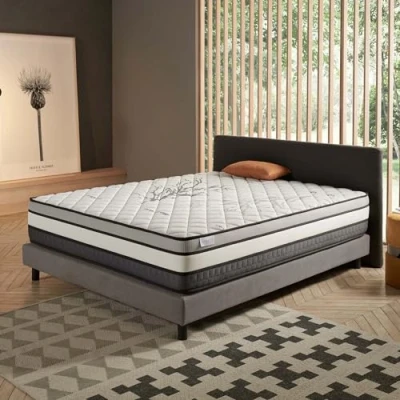 Imagen de COSMOS Colchón Viscoelástico Solar 160x200 cm Altura 30 Espuma Fleximax HQ &amp; Blue Látex Excelente Confort, Calidad, Óptima Transpiración, Alivio de la presión Tejido Antistress