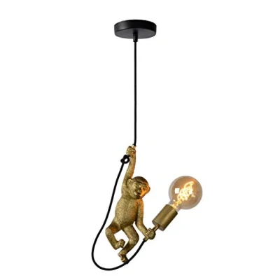 Imagen de LUCIDE EXTRAVAGANZA CHIMP Lámpara colgante Ø 17,6 cm 1xE27 Negro