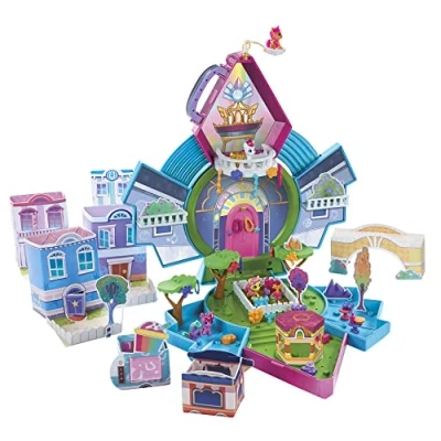 Imagen de My Little Pony Mini World Magic Estuche de creación Bahía Yeguamar Set Juego portátil, Poni Sunny Starscout A Partir 5 años