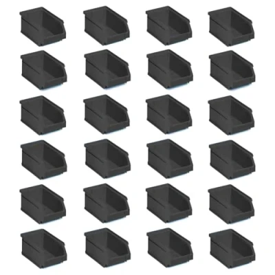 Imagen de Tayg Pack 24 Gavetas de Plastico Apilables nº51 (No alimentaria) Organizador Tornillos, Cajones, Caja Almacenamiento, Cubetas Rectangulares, 17x10,7x8 cm