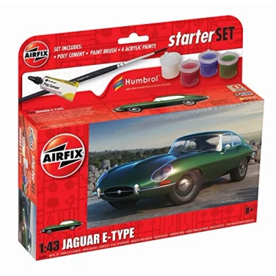 Imagen de Airfix 1:43 Small Starter Set Jaguar E Type (4/22) *af55009